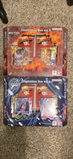 One Piece Card Game Illustration Box Vol.5 and Vol.6 NEW & SEALED - Image 1