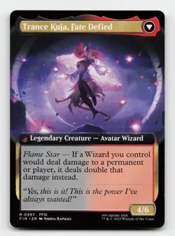 Kuja, Genome Sorcerer (Extended Art) #497 FINAL FANTASY Magic The Gathering Card - Image 2