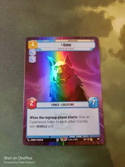 Dume Hyperspace Foil Card LOF 795 - Star Wars Unlimited Legends Of The Force - Image 1