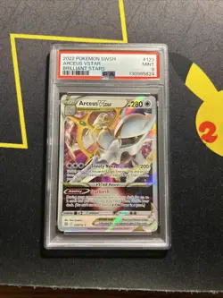 PSA 9 Arceus VSTAR 123/172 -Graded Ultra Rare Pokemon Card- Brilliant Stars (8c) - Image 1