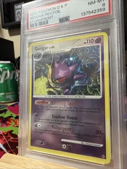 Gengar Stormfront Reverse Holo Card 18/100 - PSA 8 NM Pokemon - Image 3