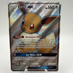 Eevee GX SM242 Full Art Promo Pokemon Card NM - Image 1