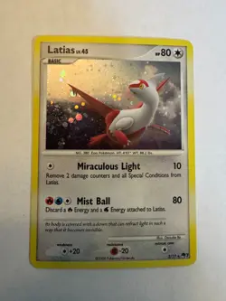 Latias 3/17 Holo Rare Pokemon Card Pre-owned - Image 1