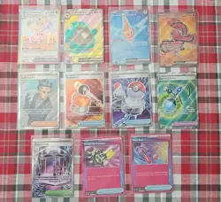 Pokemon TCG Mixed Lot Of 11 Ex, Full Art Cards, Trainers And Aspec - Image 1