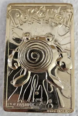 Pokemon 24K Gold Plated Trading Card 1999 Burger King Limited Edition - Image 2