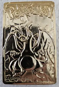 Pokemon 24K Gold Plated Trading Card 1999 Burger King Limited Edition - Image 5