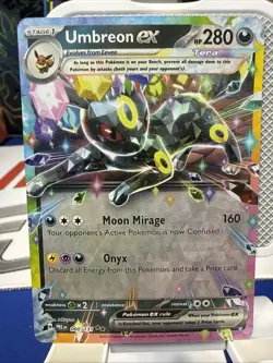 Pokemon TCG Umbreon EX 60/131 Double Rare Holo Card Prismatic Evolutions - Image 1