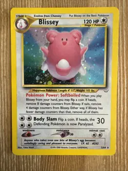 Blissey - 2/64 - Pokemon Neo Revelation Unlimited Holo Rare Card WOTC VLP - Image 1