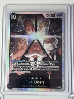 Five Elders OP13-082 Carrying On His Will 4 Foil Card Play Set Lot One Piece - Image 3