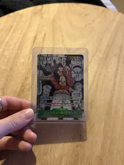Mihawk OP14-119 SEC Manga Alt Art The Azure Sea's Seven ONE PIECE Card Japanese - Image 4