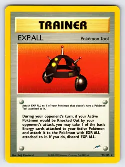 EXP.ALL 93/105 2002 Neo Destiny Pokemon Card TCG WOTC Vintage Trainer Rare - Mp - Image 1