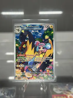 Iono's Kilowattrel 163/159 Sv09: Journey Together IR Pokemon TCG Card NM/M - Image 1