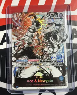 Ace & Newgate ST22-001 - English Parallel Alt Art Leader One Piece Card Foil - Image 1