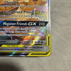 EEVEE & SNORLAX GX Tag Team Black Star Promo SM169 NM Pokemon Card 2019 - Image 3