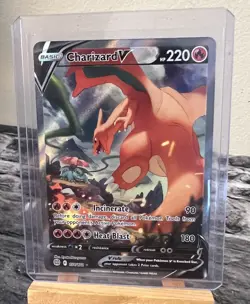 2022 Pokemon Brilliant Stars Charizard V 154/172 Card | Ships Fast and Safe - Image 2