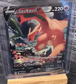 2022 Pokemon Brilliant Stars Charizard V 154/172 Card | Ships Fast and Safe - Image 4