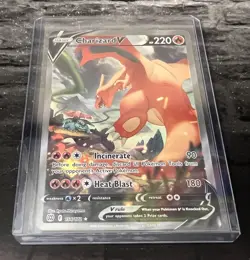 2022 Pokemon Brilliant Stars Charizard V 154/172 Card | Ships Fast and Safe - Image 5