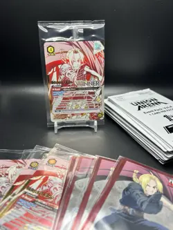 Edward Elric (012) (Winner) - Union Arena Promotion Cards (UEPR) + packs + cards - Image 2