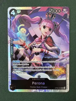 Perona (093) OP06-093 Wings of the Captain Foil ONE PIECE TCG SR Card - Image 1