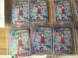 One Piece Monkey D. Luffy US Voyage College Basketball Trading Card IN HAND - Image 1