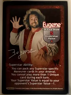 Eugene 7 Card Lot Includes I’m Special WWF WWE Raw Deal CCG TCG Rare NM - Image 1