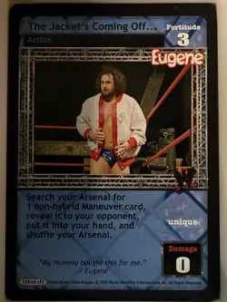 Eugene 7 Card Lot Includes I’m Special WWF WWE Raw Deal CCG TCG Rare NM - Image 2