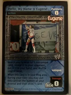 Eugene 7 Card Lot Includes I’m Special WWF WWE Raw Deal CCG TCG Rare NM - Image 3