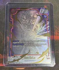 Son Goku FB04-129 SCR Alt Art Dragon Ball Super Card *Read Description* - Image 1