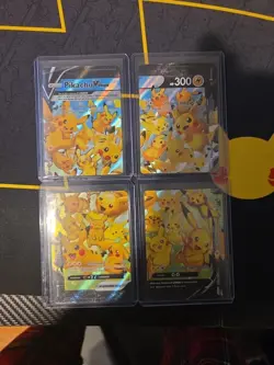 Pikachu V-Union [Set of 4] SWSH: Sword & Shield Promo Cards Holo - Image 1