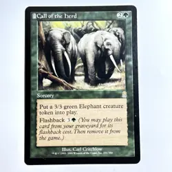 Call of the Herd 231 R Odyssey Magic the Gathering MTG LP - Image 1