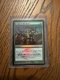 MTG FOIL - Call of the Herd - Grand Prix Promo 2008 - Near Mint - Image 1