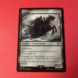 Magic the Gathering MTG Nazgul 0334 Lord of the Rings Regular Near Mint - Image 1