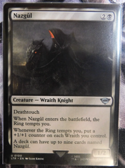MTG - Nazgul - Lord of the Rings set - Regular - NM (Unplayed) - #0100 - Image 1