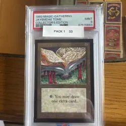 1993 MtG Jayemdae Tome Magic: the Gathering CE PSA 9 WOTC Rare - Image 1