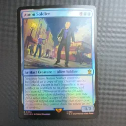 Auton Soldier Universes Beyond: Doctor Who Foil MTG - Image 1