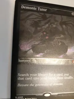Demonic Tutor (Foil Etched) Commander Masters Foil - Image 1