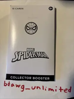 Magic The Gathering MTG Marvel Spiderman SEALED Collector Booster Pack IN HAND - Image 1