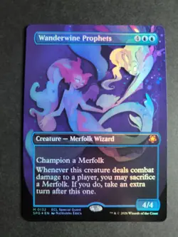 Wanderwine Prophets (Borderless Foil) Mythic MTG Special Guest Lorwyn Eclipsed - Image 1