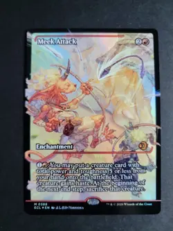 Meek Attack (Showcase Foil) Mythic MTG Lorwyn Eclipsed - Image 1