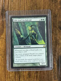 1x Gilt-Leaf Archdruid LP, English Morningtide MTG Magic - Image 1