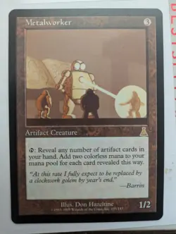 Metalworker Urza's Destiny MTG Nm Free Shipping with tracking - Image 1