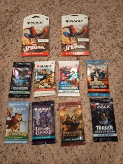 Magic the Gathering MTG Sealed Booster Packs Lot (10) - LOTR - Bloomburrow - Etc - Image 1