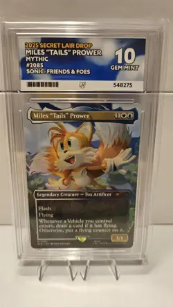 Sonic, Tails, Knuckles Framed Graded Secret Lair Drop MTG - Image 4