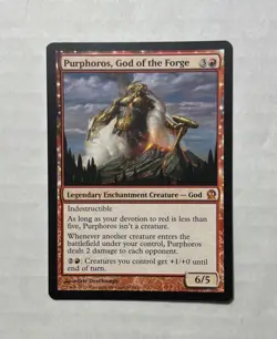 Purphoros, God of the Forge - Mint Pack Fresh - Theros MTG Magic The Gathering - Image 1