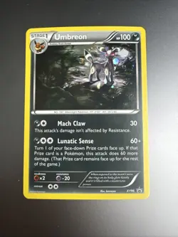 Pokemon TCG Umbreon Black Star Promos Holo Card XY96 - Image 1