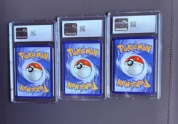 Lot Of 3 CGC 8 & 8.5 Pokemon Graded Slabs Greninja Gold Star Lugia Radiant Eevee - Image 2