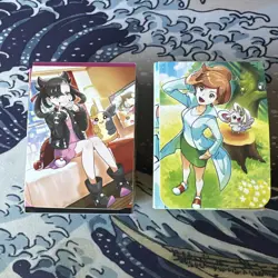 Marnie and Professor Juniper Pokemon TCG Premium Deck Boxes with Sleeves - Image 1