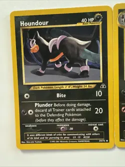 Pokemon Houndour (39/75) Houndoom (23/75) Pair Neo Discovery Set - Image 2