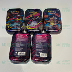Pokemon TCG Mega Evolution Mega Heroes Mini Tins x 5 ✅ Complete set 🔥Sealed - Image 2