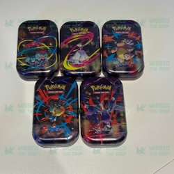 Pokemon TCG Mega Evolution Mega Heroes Mini Tins x 5 ✅ Complete set 🔥Sealed - Image 4